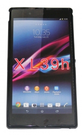 Силиконов гръб ТПУ мат за Sony Xperia Z Ultra XL39H C6802 Черен