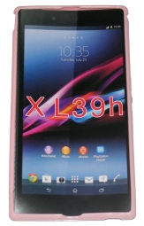 Силиконов гръб ТПУ мат за Sony Xperia Z Ultra XL39H C6802 Розов