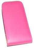 Кожен калъф Flip за BlackBerry 9720 Розов