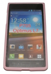 Силиконов гръб ТПУ за LG Optimus L7 P700 Розов