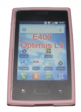 Силиконов гръб ТПУ за LG Optimus L3 E400 Розов