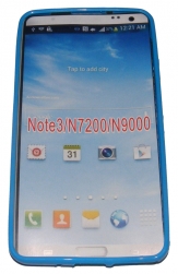 Силиконов гръб ТПУ за Samsung N9000 Galaxy Note 3 Син