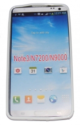 Силиконов гръб ТПУ за Samsung N9000 Galaxy Note 3 Бял