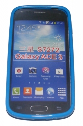 Силиконов гръб ТПУ за Samsung S7272 Galaxy Ace 3 Син