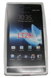 Силиконов гръб ТПУ за Sony Xperia S LT26i Бял