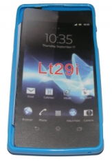 Силиконов гръб ТПУ за Sony Xperia LT29i Hayabusa Син