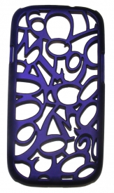 Твърд гръб с цифри за Samsung i8190 Galaxy S3 mini Лилав