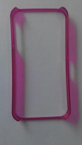 Пластмасов бъмпер за Apple iPhone 4/4S Розов