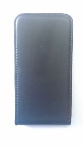 Кожен калъф Flip за Samsung G900F Galaxy S5 Черен