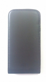 Кожен калъф Flip за Samsung G3500 Galaxy Core Plus Черен