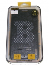 Baseus brocate кожен калъф + стойка за HTC Desire 816 Черен