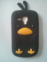 Силиконов калъф пиленце за Samsung I8190 Galaxy S3 mini Черен