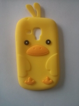 Силиконов калъф пиленце за Samsung I8190 Galaxy S3 mini Жълт