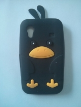 Силиконов калъф пиленце за Samsung S5830 Galaxy Ace Черен