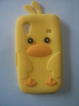 Силиконов калъф пиленце за Samsung S5830 Galaxy Ace Жълт