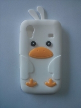 Силиконов калъф пиленце за Samsung S5830 Galaxy Ace Бял