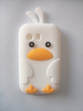 Силиконов калъф пиленце за Samsung S5360 Galaxy Y Бял