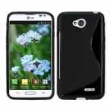 Силиконов гръб S-Line за LG L70 D320 Черен