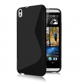 Силиконов гръб S-Line за HTC Desire 816 Черен