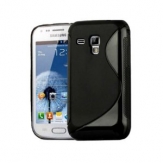 Силиконов гръб S-Line за Samsung S7562 Galaxy S Duos Черен