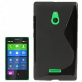 Силиконов гръб S-Line за Nokia XL Черен
