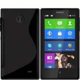 Силиконов гръб S-Line за Nokia X Черен
