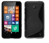 Силиконов гръб S-Line за Nokia Lumia 630 Черен