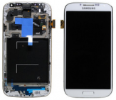 Дисплей + тъч + рамка за Samsung i9190 Galaxy S4 mini Бял