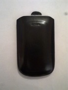 Черен калъф за Nokia N900 от естествена кожа