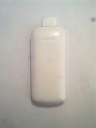 Бял калъф за Nokia 6700 Classic от естествена кожа