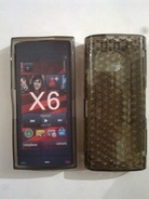 Черен силиконов гръб за Nokia X6