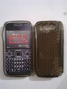 Черен силиконов гръб за Nokia E72