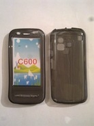 Черен силиконов гръб за Nokia C6