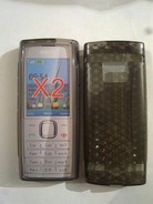 Черен силиконов гръб за Nokia X2