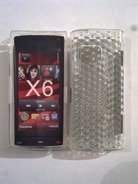 Бял силиконов гръб за Nokia X6