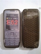 Черен силиконов гръб за Nokia E52
