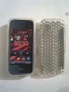 Бял силиконов гръб за Nokia 5230