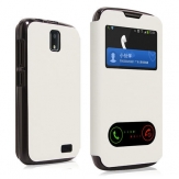 Flip Case с отвори за Lenovo A328 Бял