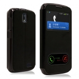 Flip Case с отвори за Lenovo A328 Черен
