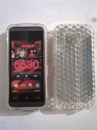 Бял силиконов гръб за Nokia 5530