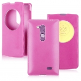 Flip Case S-View Cover за LG L Fino D290 Розов