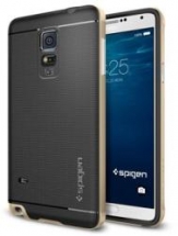 Калъф Spigen Neo Hybrid за Samsung N910 Galaxy Note 4 Златист
