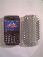 Бял силиконов гръб за BlackBerry 8520