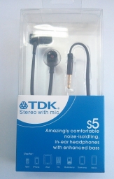 TDK S5 слушалки Черни