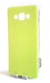 Силиконов гръб с кожа за Samsung i9300 Galaxy S3 Лайм
