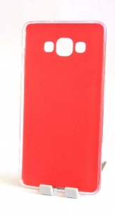 Силиконов гръб с кожа за Samsung i9500/i9505 Galaxy S4 Циклама