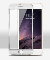 Стъклен алуминиев протектор за Apple iPhone 6 Plus Сребрист