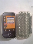 Бял силиконов гръб за Samsung S3650