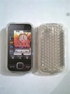 Бял силиконв гръб за Samsung S5600
