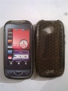 Черен силиконов гръб за Samsung S5560